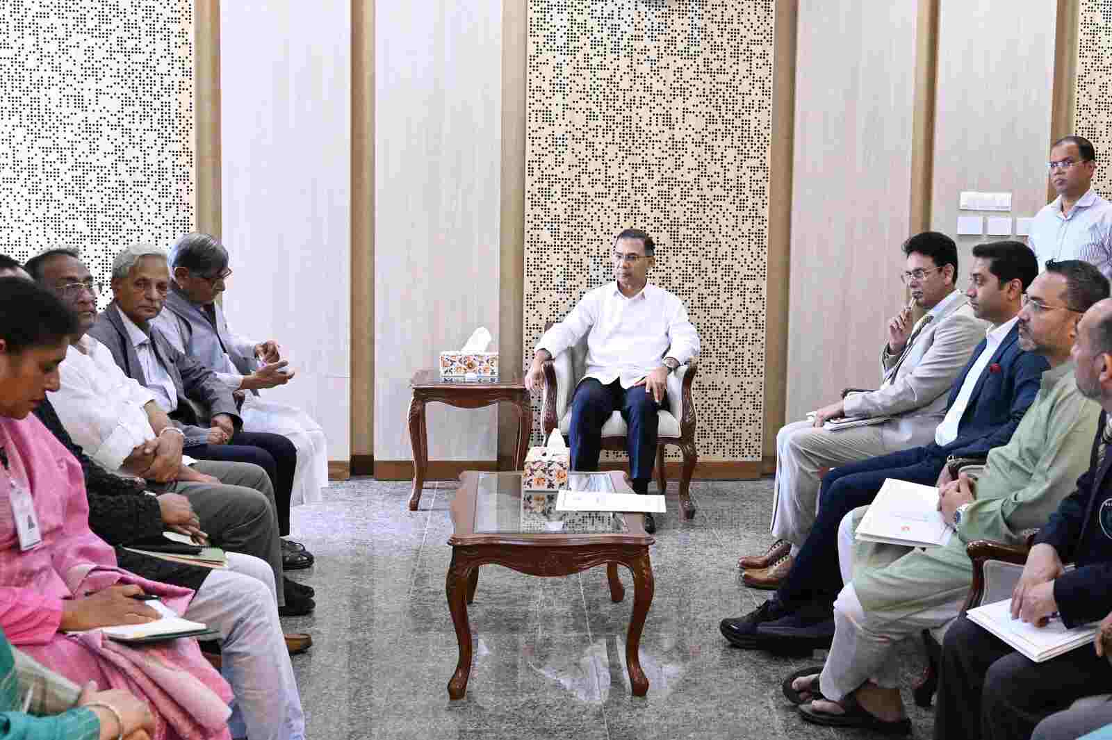 Abdullah Abu Sayeed meets PM Tarique Rahman