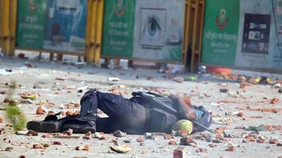 Policeman killed, over 40 injured in clash with BNP men