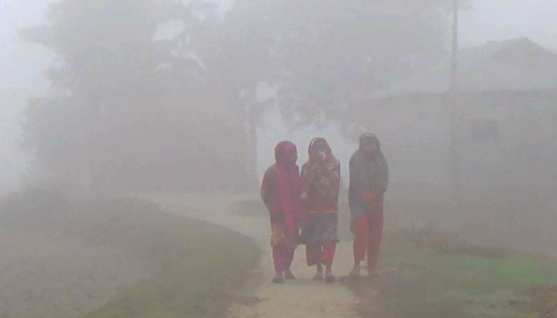 Cold wave grips Kurigram; Temperature drops to 6.8 Degrees Celsius