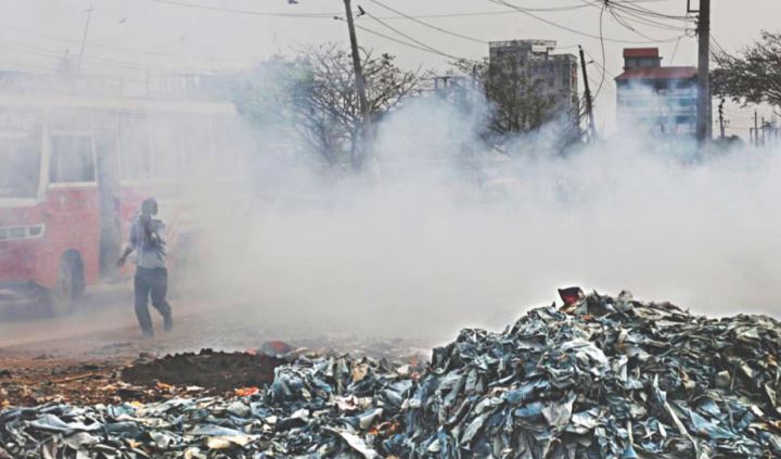 Dhaka’s air quality worst in the world this morning