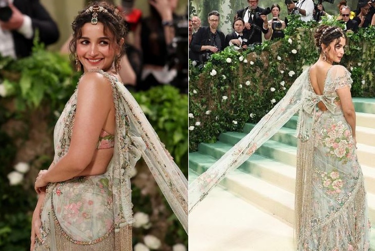 Met Gala 2024: Alia Bhatt looks stunning in custom Sabyasachi saree