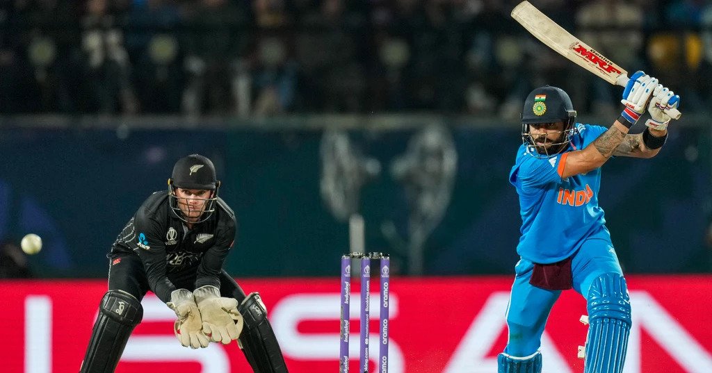 World Cup 2023: Kohli steers the chase to keep India unbeaten, as Kiwis falter