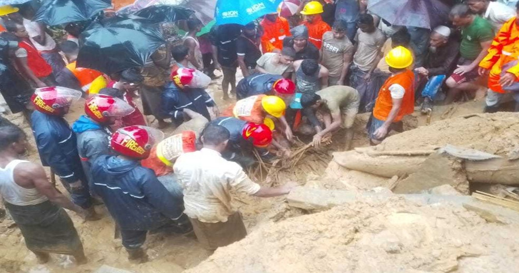 8 Rohingyas, 1 Bangladeshi killed in Ukhiya landslide and wall collapse