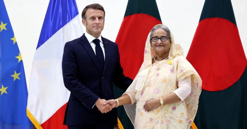 France respects Bangladesh‍‍`s sovereign policy independence: PM Hasina says after talks with President Macron