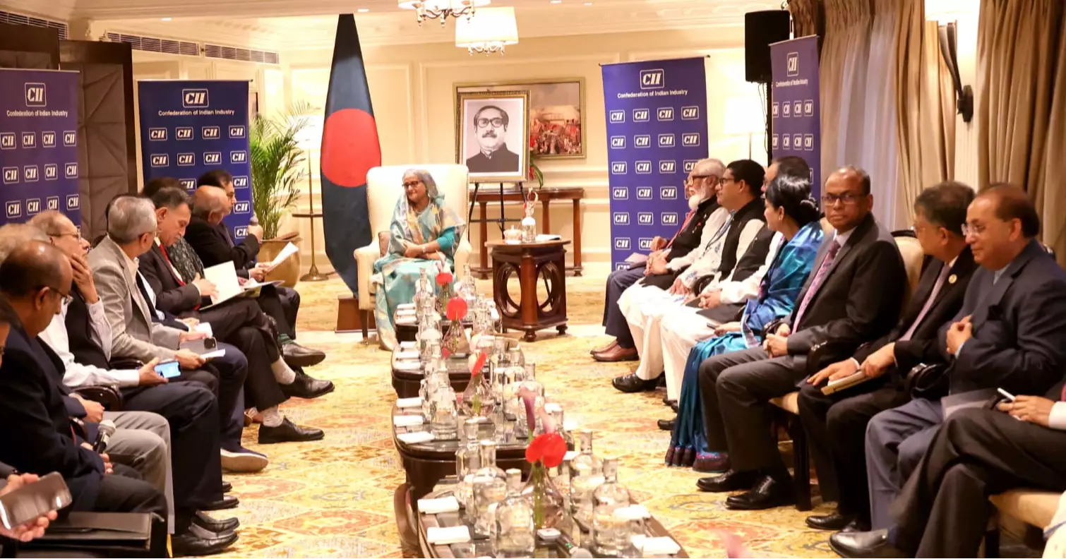 Make investment in Bangladesh: PM urges Indian businesses