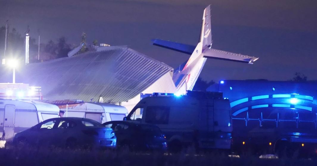 5 killed in Poland as plane crashes into hangar