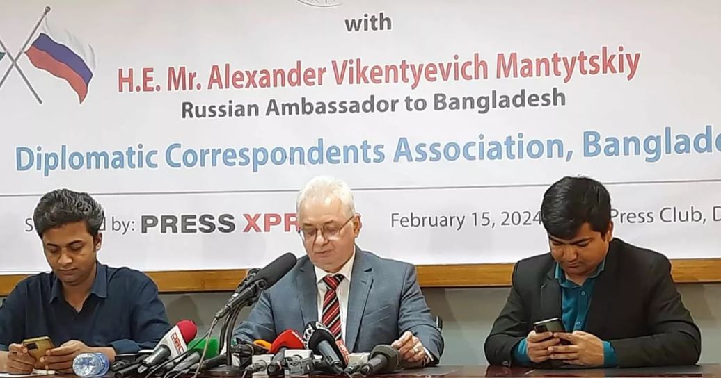 Dhaka-Moscow relations strong both politically, economically: Ambassador Mantytsky