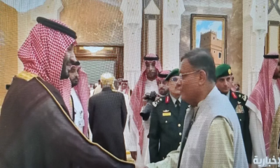 Saudi Crown Prince exchanges greetings with Hasan Mahmud