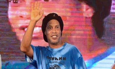 Brazilian football legend Ronaldinho to arrive in Dhaka Wednesday