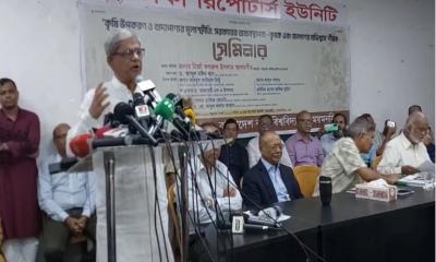 Stay on streets with courage just a few days to oust govt: Fakhrul