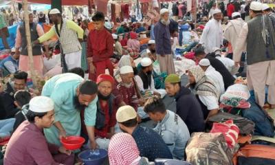 Second phase of Biswa Ijtema begins on banks of Turag