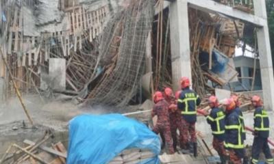 Roof of under-construction building collapse in Jashore injures 9 workers