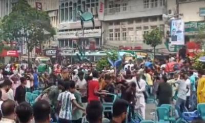 AL, BNP involves in clash at AL`s Peace Rally