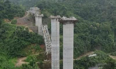 Under-construction railway bridge collapses in Mizoram causes 17 death