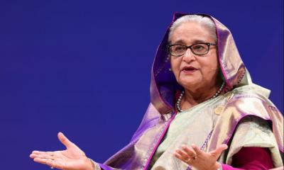 PM Hasina to reach Dhaka on Sunday morning