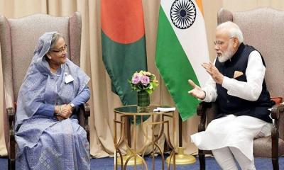 Sheikh Hasina-Narendra Modi meeting tomorrow