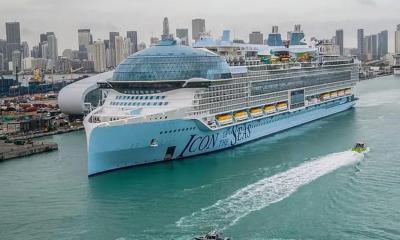 World‍‍`s largest cruise ship sets sail from Miami