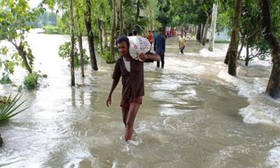 সিলেটে বন্যায় শতাধিক গ্রাম প্লাবিত