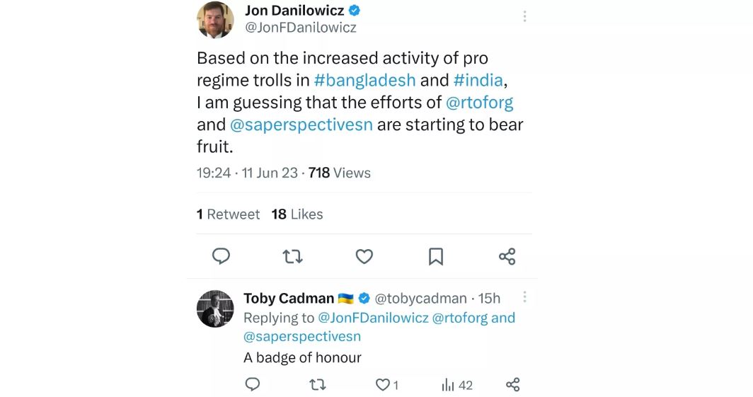 Tweets by former US diplomat on role during Dhaka stint in 2007-08, creates debate on social media