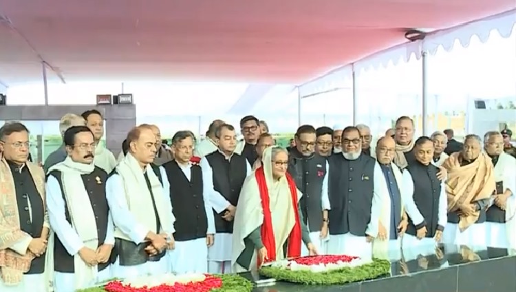 PM and new cabinet pay homage to Bangabandhu‍‍`s Memorial