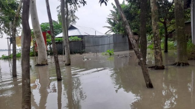 ভারি বৃষ্টিতে বিপৎসীমা অতিক্রম করতে পারে তিস্তার পানি