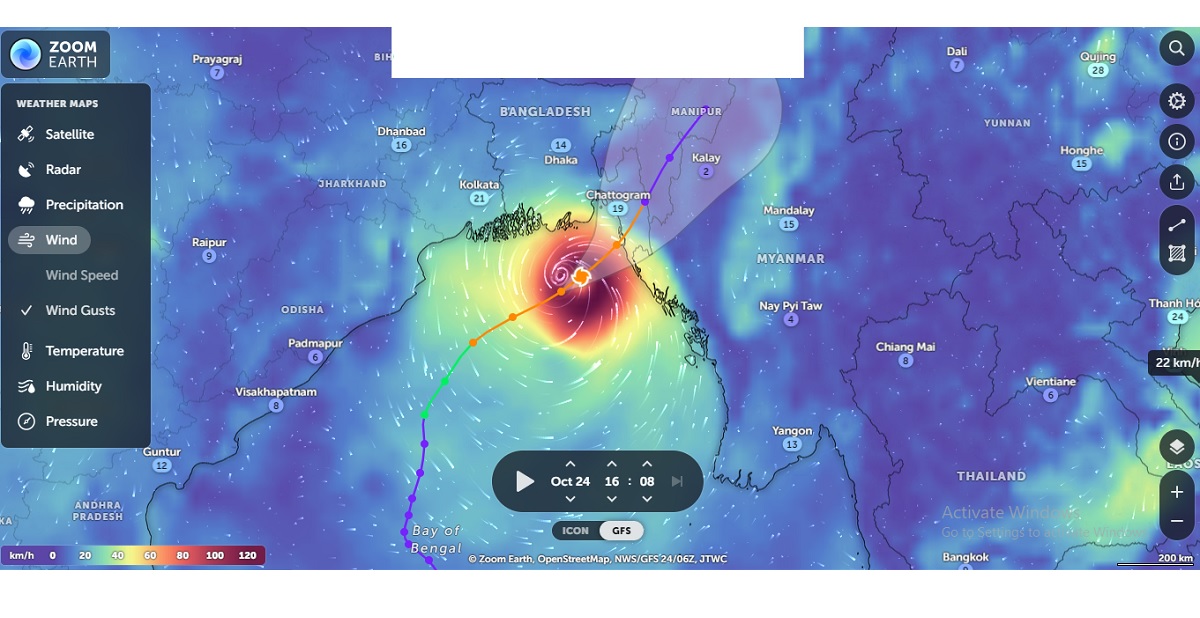 ঘূর্ণিঝড় হামুন: ১০ জেলার মানুষকে আশ্রয়কেন্দ্রে নেওয়ার নির্দেশ