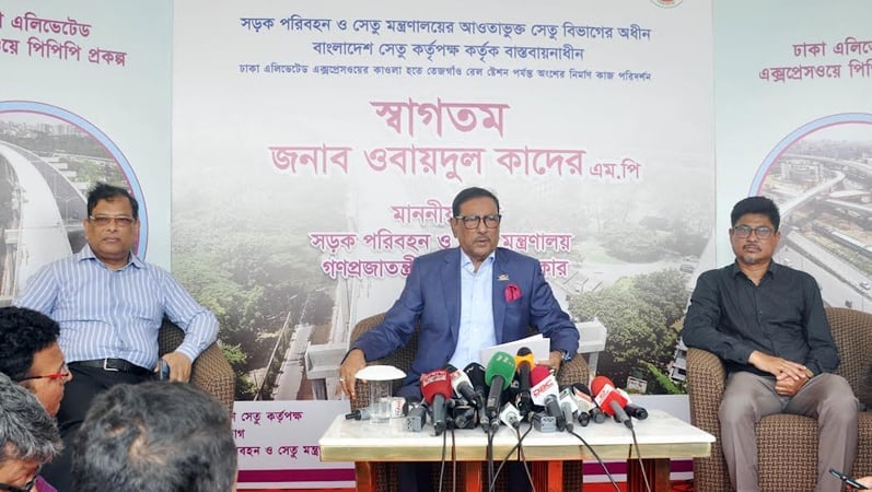 Elevated Expressway’s Airport-Farmgate section to open in September: Quader