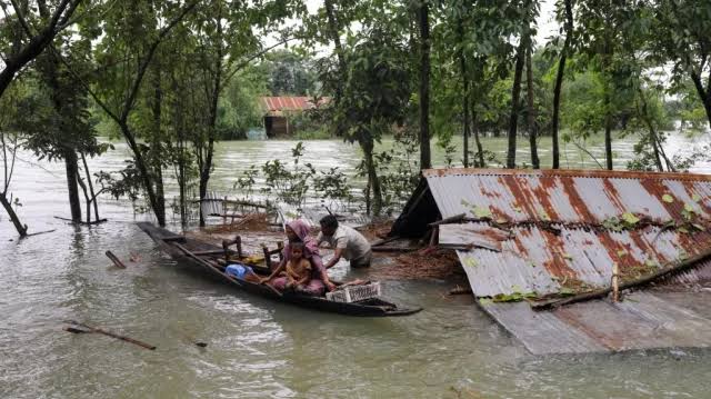 Water levels of Surma, Kushiyara rivers in Sylhet again above danger level