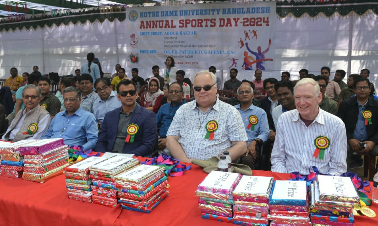 নটর ডেম বিশ্ববিদ্যালয়ে বার্ষিক ক্রীড়া প্রতিযোগিতা অনুষ্ঠিত