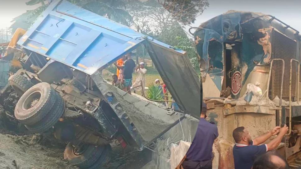 4 dead after train-truck collision in Mymensingh