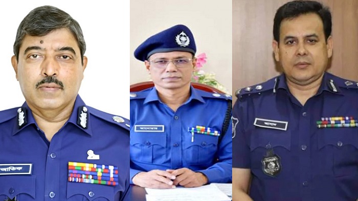 3 top police officials sent to forced retirement