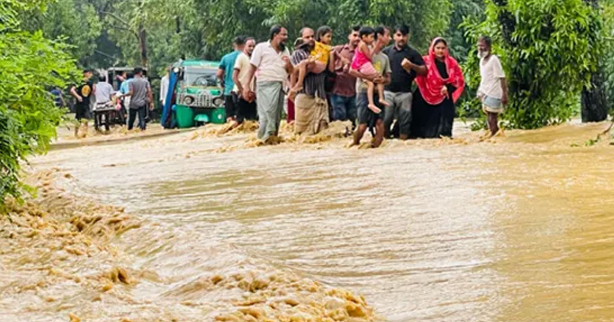 ফেনীতে বন্যার পানিতে মাছ ধরতে গিয়ে তরুণের মৃত্যু