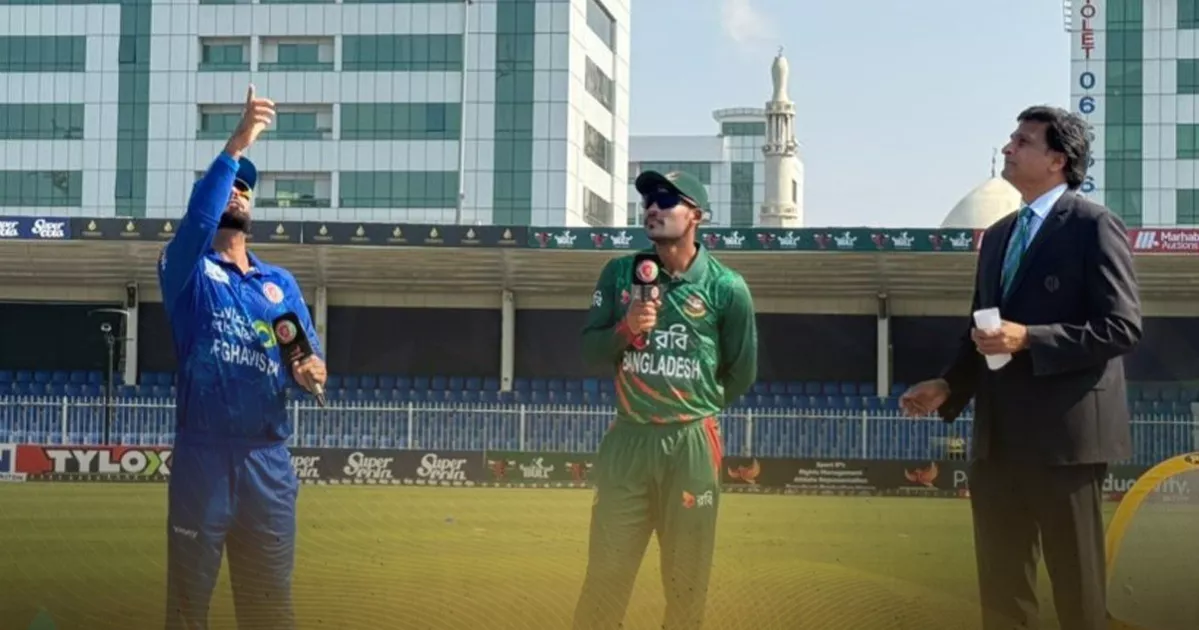 Afghanistan opt to bat first against Bangladesh in Sharjah