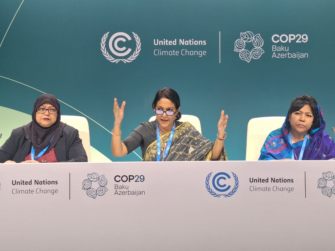 Bangladesh highlights adequate and quality climate finance at COP29 press conference