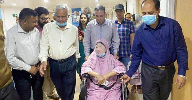 Khaleda Zia to return home from hoispital this evening