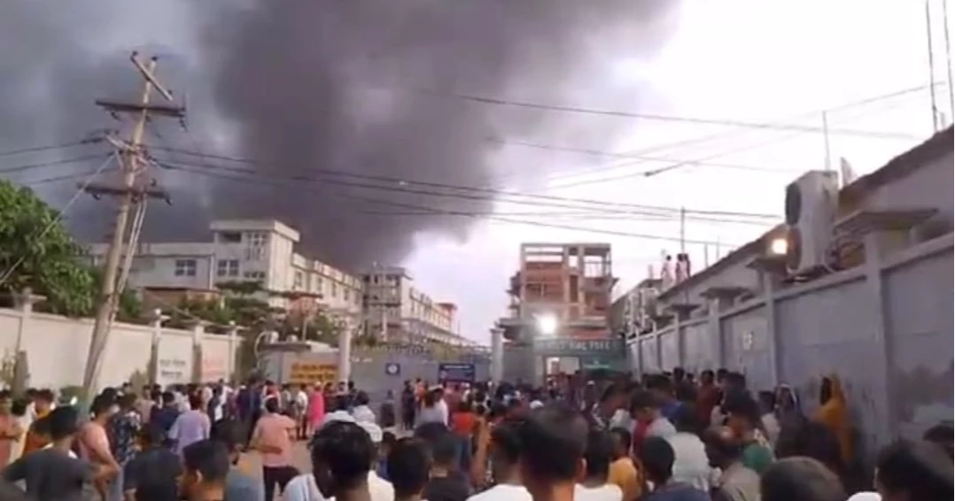 Fire at Narsingdi Pran Industrial Park under control