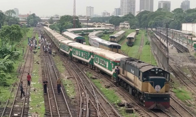 Nationwide train delays as Panchagarh Express derailed in Dhaka