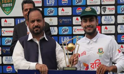 Rawalpindi Test: Miraz player of the series, Litton player of the match