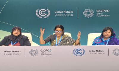 Bangladesh highlights adequate and quality climate finance at COP29 press conference