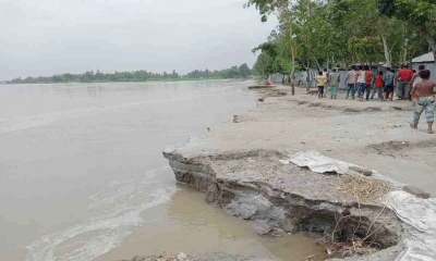 Madhumati river erosion in Narail leaves 100 families homeless