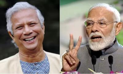 Dr Yunus dials Modi, assures him of Hindus‍‍` safety in Bangladesh