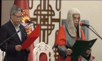 Syed Refaat sworn-in as Bangladesh‍‍`s 25th chief justice