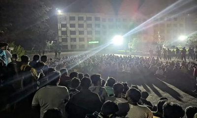 Students unite in grief and anger at Noakhali Science and Technology University following the death of a classmate