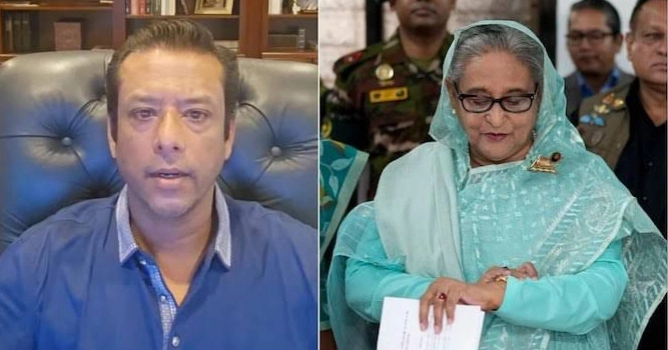 Sheikh Hasina didn’t ‘officially resign’ before leaving Bangladesh, says Joy