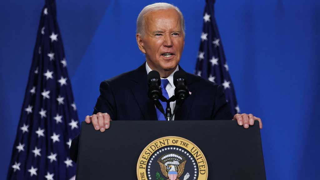 Biden mixes up Harris, Trump names as calls to end his campaign grow