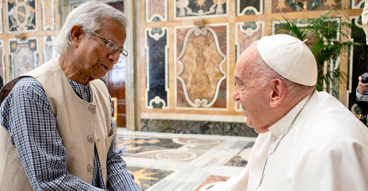 CA Prof Yunus, Pope Francis launch 3Zero Club