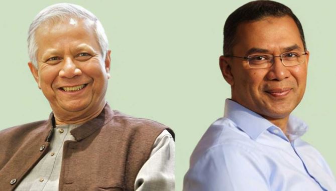 Dr Yunus-Tarique Rahman closed-door meeting today in London