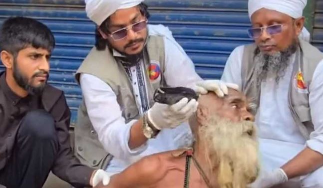 Forced haircut: Elderly victim refuses to leave home