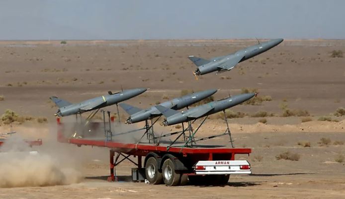 Iran launches about 100 drones towards Israel, army working to intercept: military