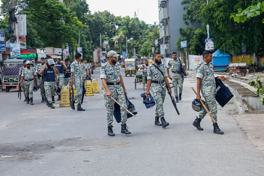 45 arrested during curfew in Gopalganj